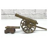 2 VTG brass canons 7