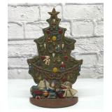 Vintage Victorian Christmas tree doorstop