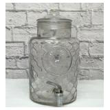 Rooster beverage dispenser with glass lid 13
