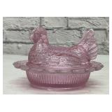 MOSSER PINK HEN ON A NEST 6