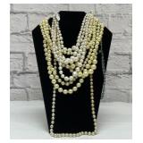 4 VTG necklaces