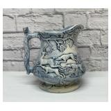 VTG ceramic hunting pitcher