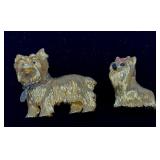 JOAN RIVERS YORKSHIRE TERRIERS PINS JEWELED