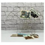 Metal fan photo holder