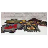 Assorted appliqué table coverings