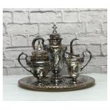VTG SILVERPLATE Tea Service