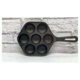 Vintage cast-iron, danish, pancake puff pan