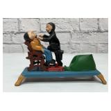 Vintage cast iron dentist mechanical bank