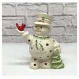 LENOX Happy Holly days snowman 8