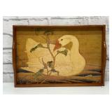 Lacquered goose tray