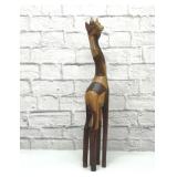 Tall carved giraffe 23