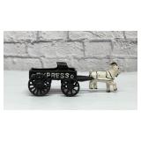 Cast iron goat and cart 8