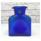 VTG cobalt BLENKO pitcher 8