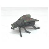 Vintage cast iron fly ashtray
