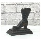 Cast-iron ladies boot vase 5