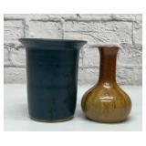 2 pottery pieces PIGEON FORGE