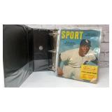 Huge binder, full of VTG 1950s sport magazine