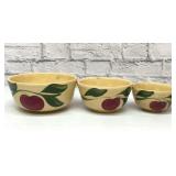 3 WATT NESTING BOWLS SINGLE APPLE