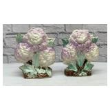 2 McCoy chrysanthemum vases 8