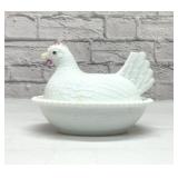 Vintage Indiana glass hand on nest