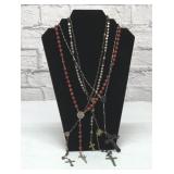 5 sets of rosary beads