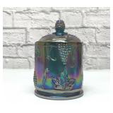 Indiana glass Harvest Grape carnival candy dish