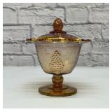 Indiana glass Harvest Grape candy dish