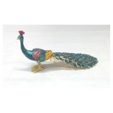 Peacock jeweled trinket box 7