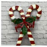 Huge candy cane metal decoration 25 