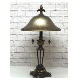 Fleur De Lis tall decorator lamp