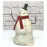 Cute papier mache Midwest snowman