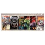 6 Assorted comic books