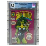 Marvel, the sensational she Hulk #1 CGC 7.0