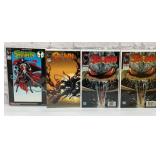 4 assorted image, comic spawn