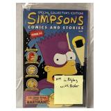 Simpsons comics and stories #1 with poster