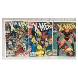 3 assorted X-Men comic books