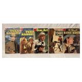 5 assorted $.10 western comic books
