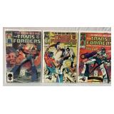 Marvel the Transformers #1, 2, 3