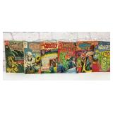 6 assorted vintage ghost comic books