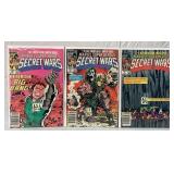 Marvel secret wars #4, 10, 12