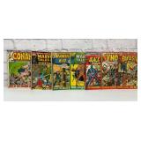 7 Raw vintage Marvel Comicbooks