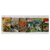 6 assorted DC comic books