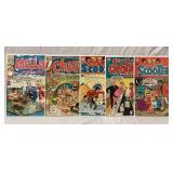 Five vintage 12 and $.15 comic books