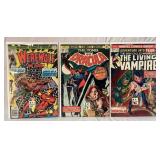 Three Marvel monster comics