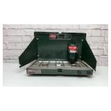 Coleman camp stove with propane