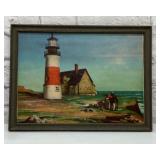 SANKATY LIGHT HOUSE Nantucket Island MA PRINT