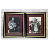 2 ELVIS FRAMED PHOTOS