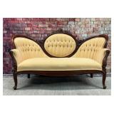 Vintage victorian style setee
