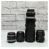 4 VTG camera lenses