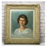 Portrait of a woman by A Rausch